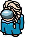 Among Us Elsa Character