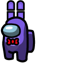 Among Us FNaF Bonnie Purple Character