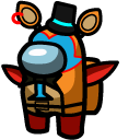 Among Us FNAF Glamrock Freddy Character