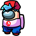 Among Us FNF Boyfriend Character