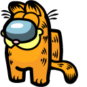 Among Us Garfield Character