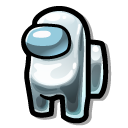 Among Us Gray Silver Character