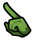 Among Us Green Alligator Character