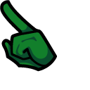 Among Us Green Character in Plague Doctor Mask