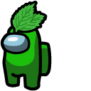 Among Us Green Character Mint