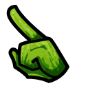 Among Us Green Cucumber Character