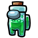 Among Us Green Poison Character