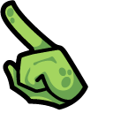 Among Us Green Turtle Character