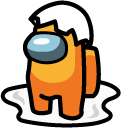 Among Us Gudetama Character