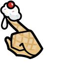 Among Us Ice Cream Character