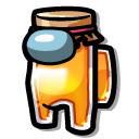 Among Us Jar of Honey Orange Character