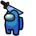 Among Us Knife Character
