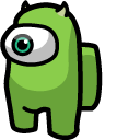 Among Us Mike Wazowski Character