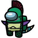 Among Us Montgomery Gator Character