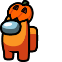 Among Us Mr. Pumpkin Character