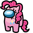 Among Us My Little Pony Pinkie Pie Character