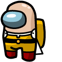 Among Us One-Punch Man Saitama Character