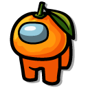 Among Us Orange Tangerine Character