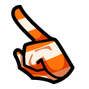 Among Us Orange Traffic Cone Character