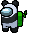 Among Us Panda Character