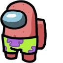Among Us Patrick Star Character