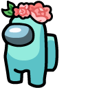 Among Us Peonies Character