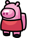 Among Us Peppa Pig Character