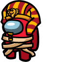 Among Us Pharaoh Mummy Character