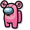 Among Us Pink Dreamtale Kubear Character