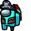 Among Us Pirate Character