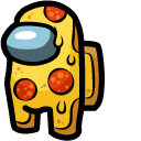 Among Us Pizza Character