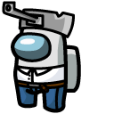 Among Us Plants Vs. Zombies Crazy Dave Character