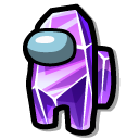 Among Us Purple Amethyst Character