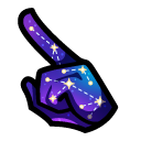 Among Us Purple Cosmic Character