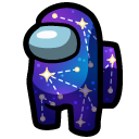 Among Us Purple Cosmic Character