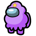 Among Us Purple Lumpy Space Princess Character