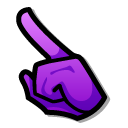Among Us Purple Seahorse Character