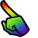 Among Us Rainbow Character