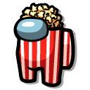 Among Us Red Popcorn Bucket Character