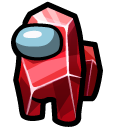 Among Us Red Ruby Character