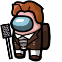 Among Us Rickroll Character
