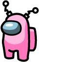 Among Us Robot Pink Character