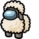 Among Us Sheep Character