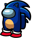 Among Us Sonic Character