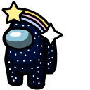 Among Us Starry Sky Character