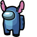 Among Us Stitch Character