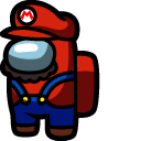 Among Us Super Mario Character