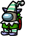 Among Us Tan Elf Character