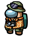 Among Us Tourist Character