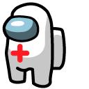 Among Us White Character Doctor